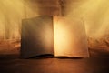 Old book in ambient light Royalty Free Stock Photo