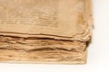 old book pattern close up, vintage background Royalty Free Stock Photo