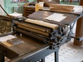 Old Book printing machine