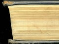 Old book. Sheets of an old book. Macro Royalty Free Stock Photo