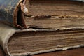 Old book. Sheets of an old book. Macro Royalty Free Stock Photo