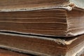 Old book. Sheets of an old book. Macro Royalty Free Stock Photo