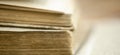 Old books banner Royalty Free Stock Photo