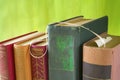 Old books, close up