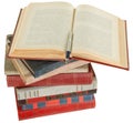 Old books and pen Royalty Free Stock Photo