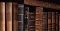 Old Books in a row