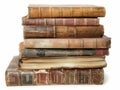 old books with the top one titled The History of the World Royalty Free Stock Photo