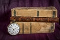 Old books and watch