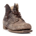 Old Boot Isolated Royalty Free Stock Photo