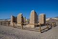 Old borax mine ruin in death valley national park