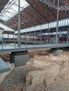 Old Born market, Barcelona, Spain. A unique archaeological site.