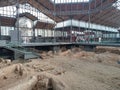 Old Born market, Barcelona, Spain. A unique archaeological site.