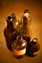 Old bottles Royalty Free Stock Photo