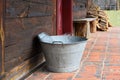 Old bowl in tThe Folk Culture Museum in Osiek Royalty Free Stock Photo