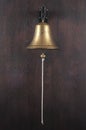 Old brass bell Royalty Free Stock Photo