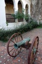 Old brass cannon in Morocco Royalty Free Stock Photo