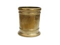 Old brass goblet