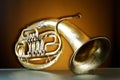 An old brass instrument Royalty Free Stock Photo