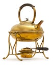 Old Brass Kettle Royalty Free Stock Photo