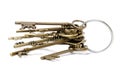 Old brass key Royalty Free Stock Photo