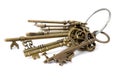 Old brass key Royalty Free Stock Photo