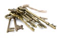 Old brass key Royalty Free Stock Photo