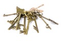 Old brass key Royalty Free Stock Photo