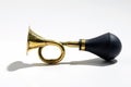 Old brass trumpet or car horn Royalty Free Stock Photo