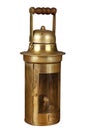 Old brassy lantern Royalty Free Stock Photo
