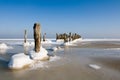 Old breakwater Royalty Free Stock Photo