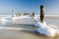 Old breakwater Royalty Free Stock Photo