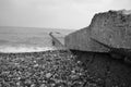 Old breakwater Royalty Free Stock Photo