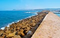 The old breakwater of Chania, Crete, Greece
