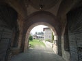 The old Brebu Monastery, founded by Matei Basarab in 1640 Royalty Free Stock Photo