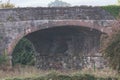 An old brick arched bridge