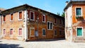 Old brick building architecture in Murano Royalty Free Stock Photo