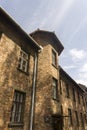 An old brick building in Auschwitz I camp Royalty Free Stock Photo