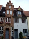 Old brick buildings. Brick gothic architecture, Lubeck, Germany Royalty Free Stock Photo