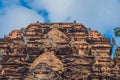 Old Brick cham towers in Nha Trang, landmark Vietnam