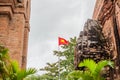 Old Brick cham towers in Nha Trang, landmark Vietnam