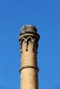 Old brick chimney, industrial archeology Royalty Free Stock Photo