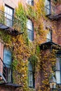 Historic Beacon Hill of Boston, Massachusetts Royalty Free Stock Photo