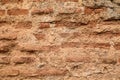 Old brick and mud wall background texture Royalty Free Stock Photo