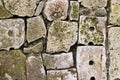 Old brick paving background closeup Royalty Free Stock Photo