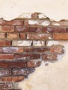 Old Brick & Plaster Wall