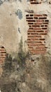 Old brick plaster wall textures. Background. Royalty Free Stock Photo