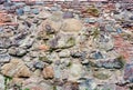 Old brick and rocks wall texture Royalty Free Stock Photo
