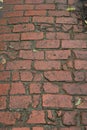 Old Brick Sidewalk Royalty Free Stock Photo