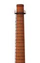 Old brick smokestack on white Royalty Free Stock Photo