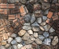 Old brick stone wall Royalty Free Stock Photo